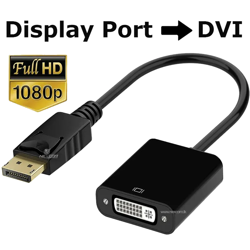 DISPLAY Port TO DVI Converter Tech Dealz