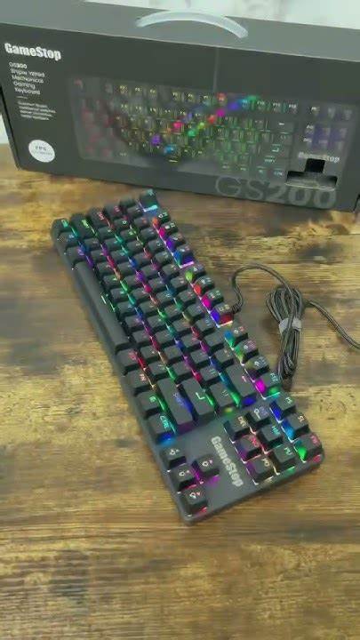 Mechanical GameStop GS200 RGB Gaming Keyboard with Outemu Brown Switches in Black Tech Dealz