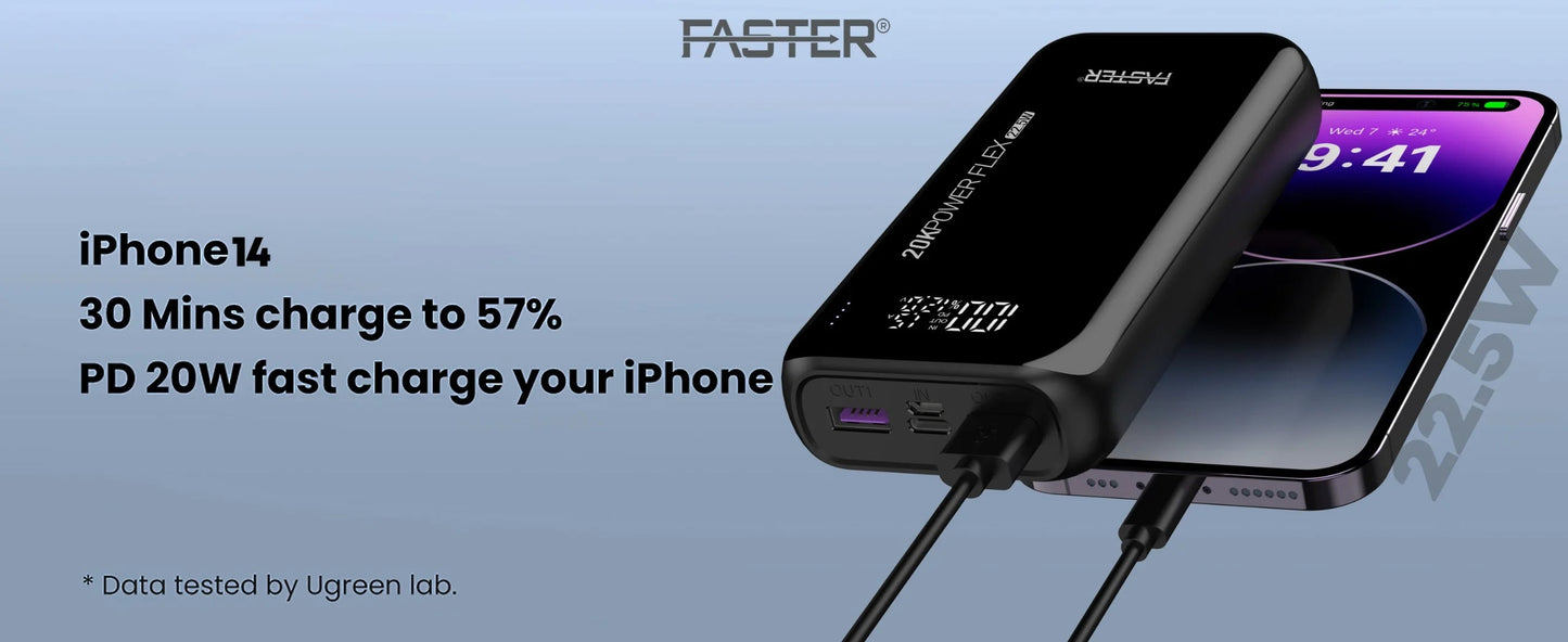 Faster Pf20k 20000mAh Powerbank Tech Dealz