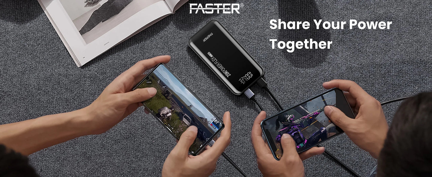 Faster Pf20k 20000mAh Powerbank Tech Dealz