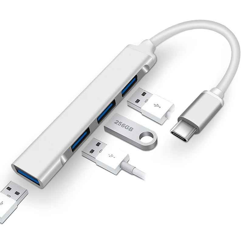 TYPE C TO 4 USB Port HUB Tech Dealz