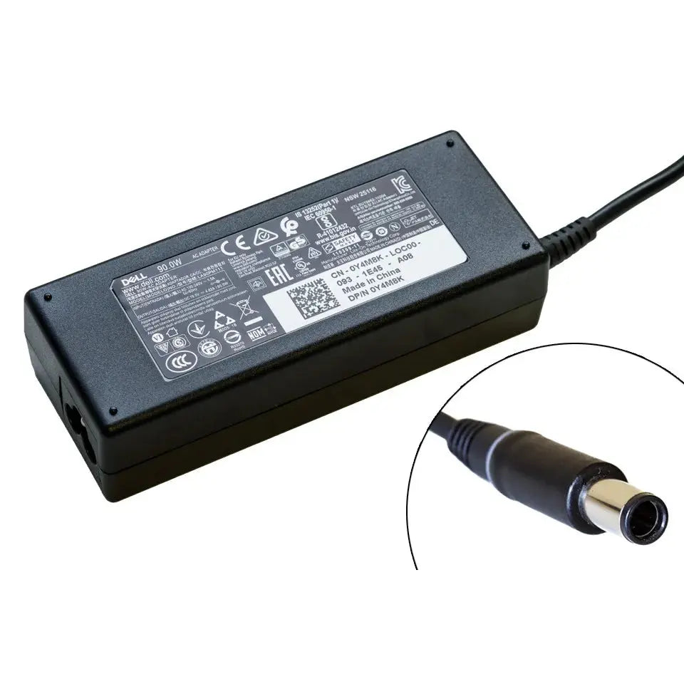 DELL 19.5 4.62A 90W Standard Pin C/P Laptop Charger Tech Dealz