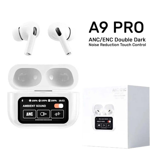 A9 Pro Apple Airpods Anc/enc Touch Control Bt 5.4 Earbuds white Tech Dealz