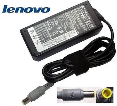 LENOVO 20V 3.25A C/P ROUND PIN YELLOW AND GRAY 65W Laptop Charger Tech Dealz
