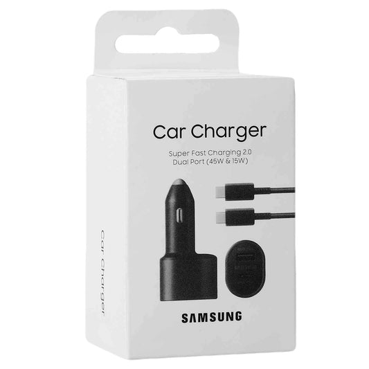Samsung 45w Pd 15w Usb + 45w Type C Dual Super Fast Car Charger With Cable Tech Dealz