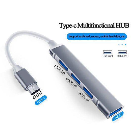 TYPE C TO 4 USB Port HUB Tech Dealz