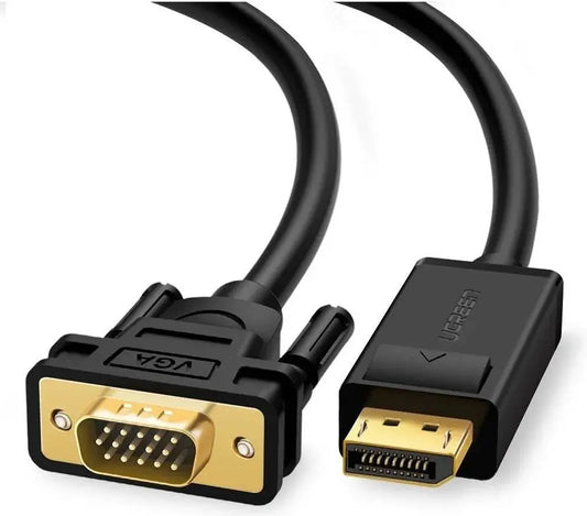 Display Port to VGA Video Cable Male to Male Tech Dealz