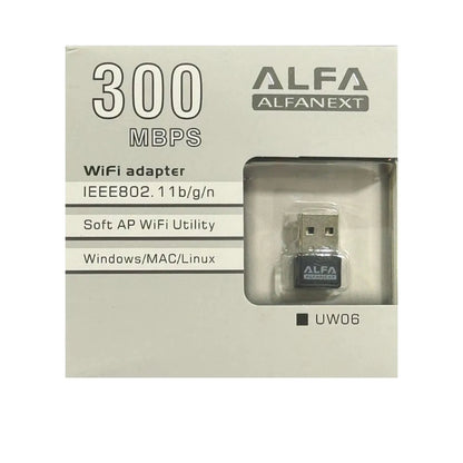 ALFA UW06 ALFANEXT Wireless Adapter 300Mbps WIFI Dongle Tech Dealz